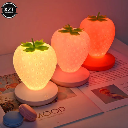 USB Charging Strawberry Lamp