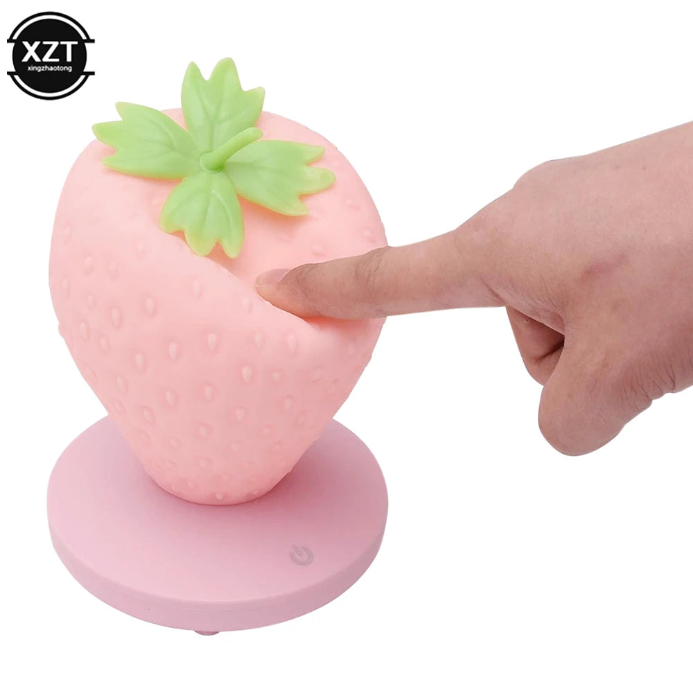 USB Charging Strawberry Lamp