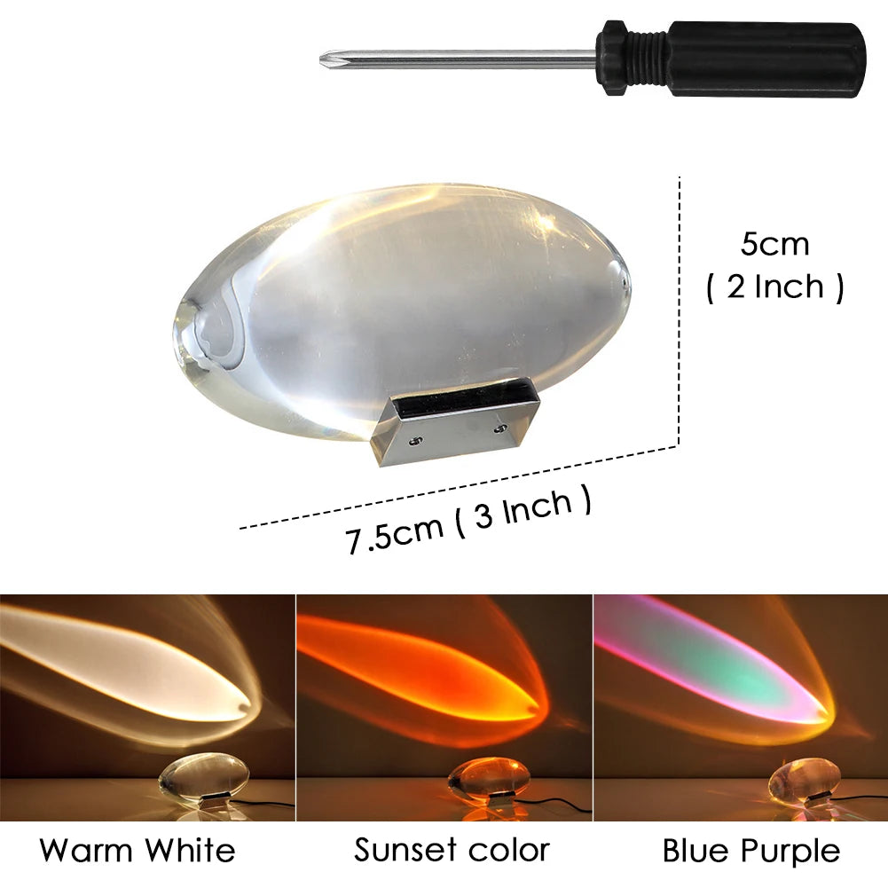 Eye Of The Sky Crystal Lamp