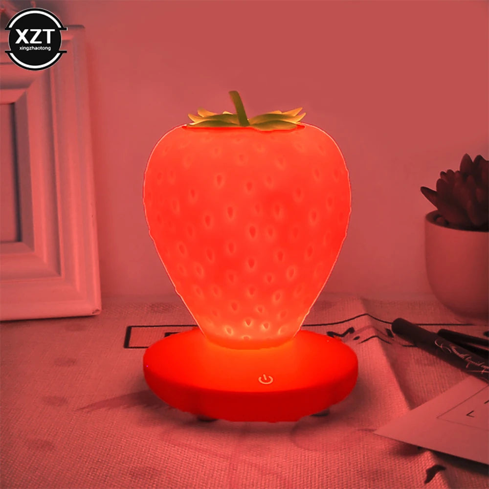 USB Charging Strawberry Lamp