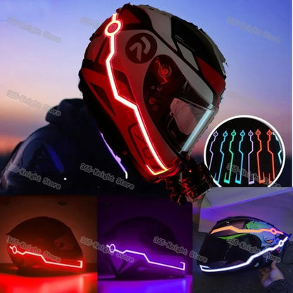 Motorcycle Helmet LED Self-Adhesive Lights